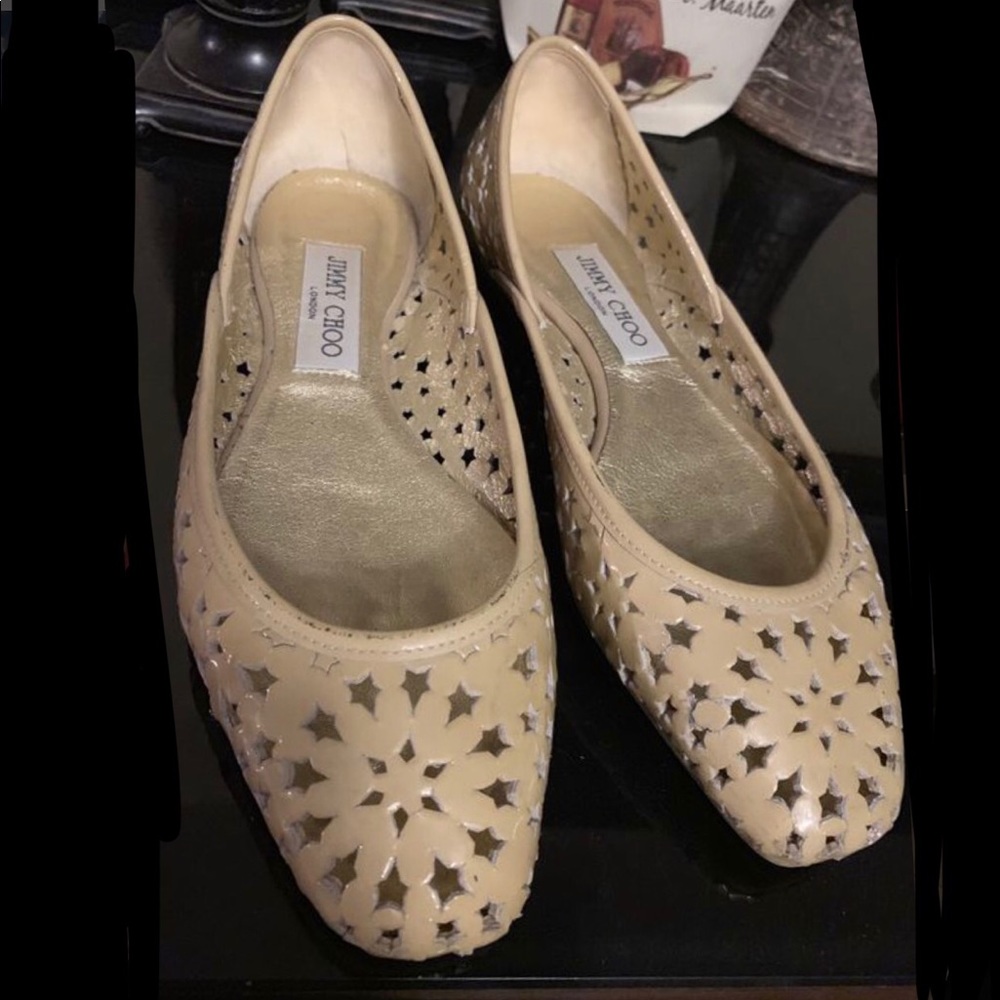 Jimmy Choo Star Cutout flats 🥿